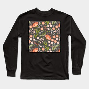 Autumn Flowers Long Sleeve T-Shirt